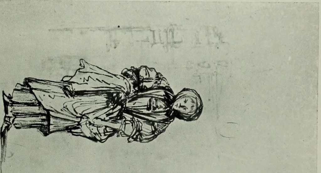 An illustration from Catalogue of drawings by Dutch and Flemish artists preserved in the Department of Prints and Drawings in the British Museum, 1915, leaf 182