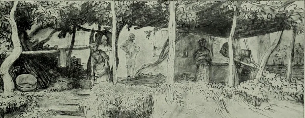 An illustration from Catalogue of drawings by Dutch and Flemish artists preserved in the Department of Prints and Drawings in the British Museum, 1915, leaf 190
