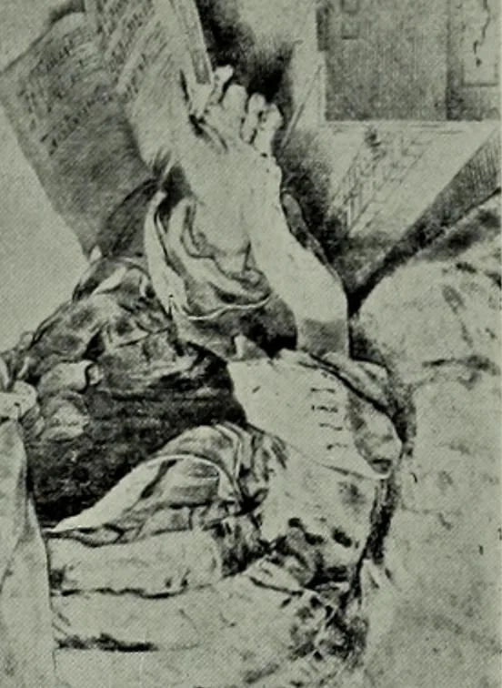 An illustration from Catalogue of drawings by Dutch and Flemish artists preserved in the Department of Prints and Drawings in the British Museum, 1915, leaf 198