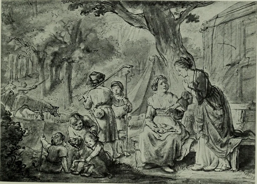 An illustration from Catalogue of drawings by Dutch and Flemish artists preserved in the Department of Prints and Drawings in the British Museum, 1915, leaf 200