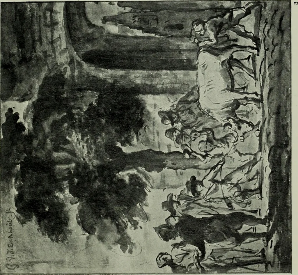 An illustration from Catalogue of drawings by Dutch and Flemish artists preserved in the Department of Prints and Drawings in the British Museum, 1915, leaf 202