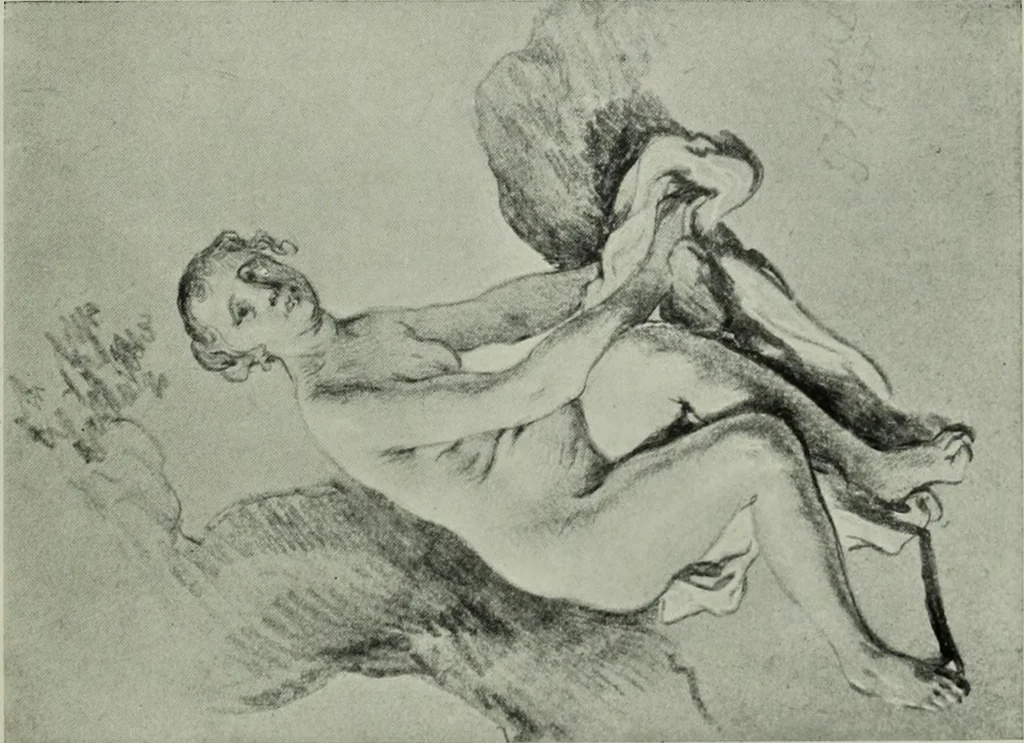 An illustration from Catalogue of drawings by Dutch and Flemish artists preserved in the Department of Prints and Drawings in the British Museum, 1915, leaf 206