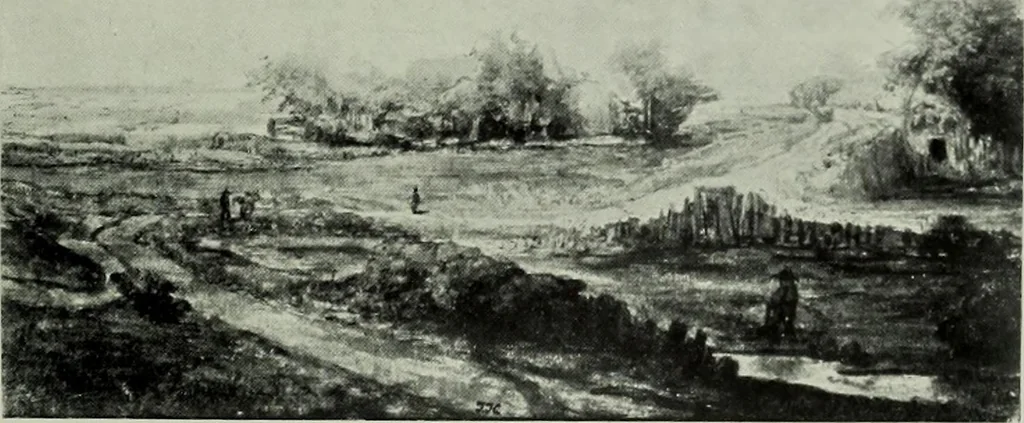 An illustration from Catalogue of drawings by Dutch and Flemish artists preserved in the Department of Prints and Drawings in the British Museum, 1915, leaf 218