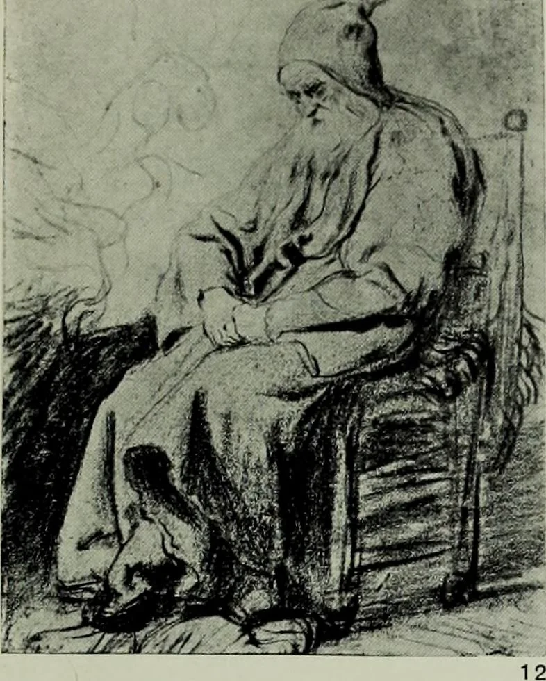 An illustration from Catalogue of drawings by Dutch and Flemish artists preserved in the Department of Prints and Drawings in the British Museum, 1915, leaf 228