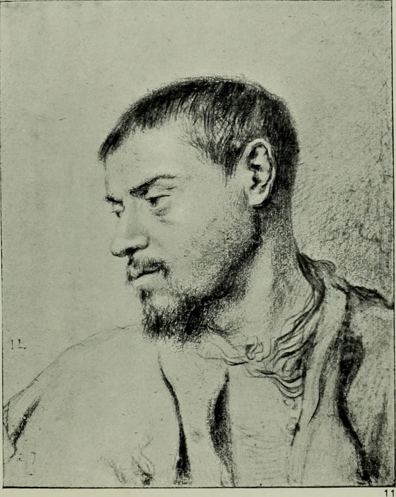 An illustration from Catalogue of drawings by Dutch and Flemish artists preserved in the Department of Prints and Drawings in the British Museum, 1915, leaf 228