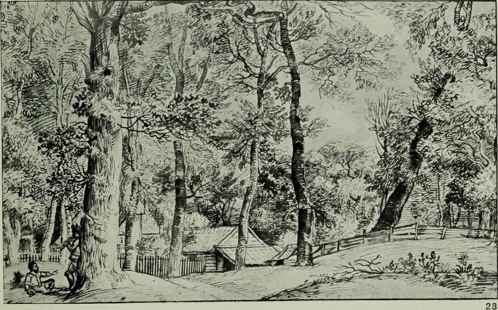An illustration from Catalogue of drawings by Dutch and Flemish artists preserved in the Department of Prints and Drawings in the British Museum, 1915, leaf 232