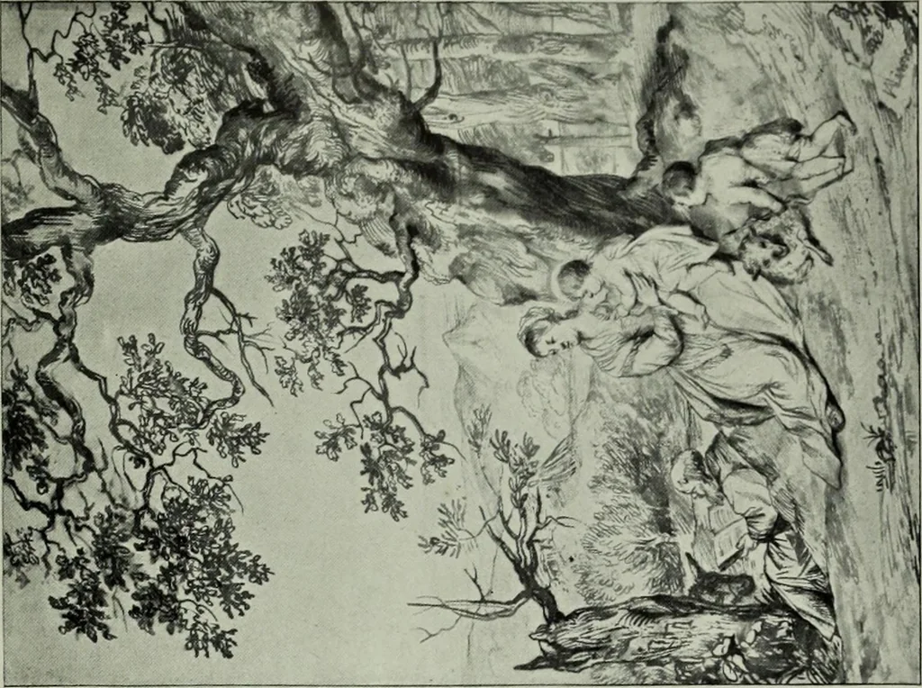 An illustration from Catalogue of drawings by Dutch and Flemish artists preserved in the Department of Prints and Drawings in the British Museum, 1915, leaf 234