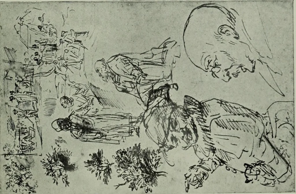 An illustration from Catalogue of drawings by Dutch and Flemish artists preserved in the Department of Prints and Drawings in the British Museum, 1915, leaf 234