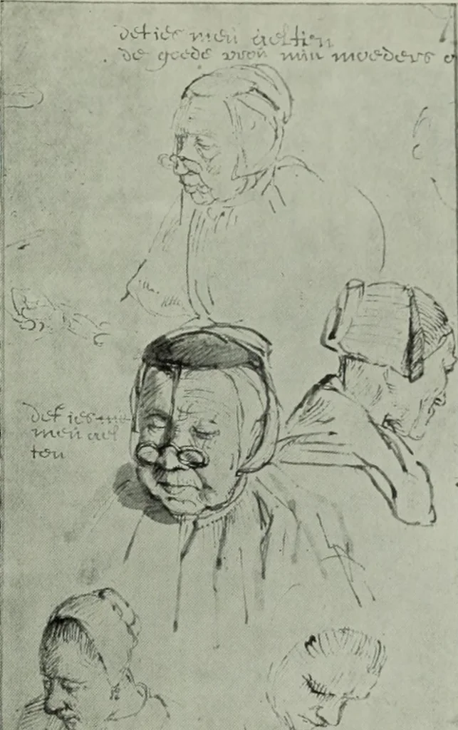 An illustration from Catalogue of drawings by Dutch and Flemish artists preserved in the Department of Prints and Drawings in the British Museum, 1915, leaf 236