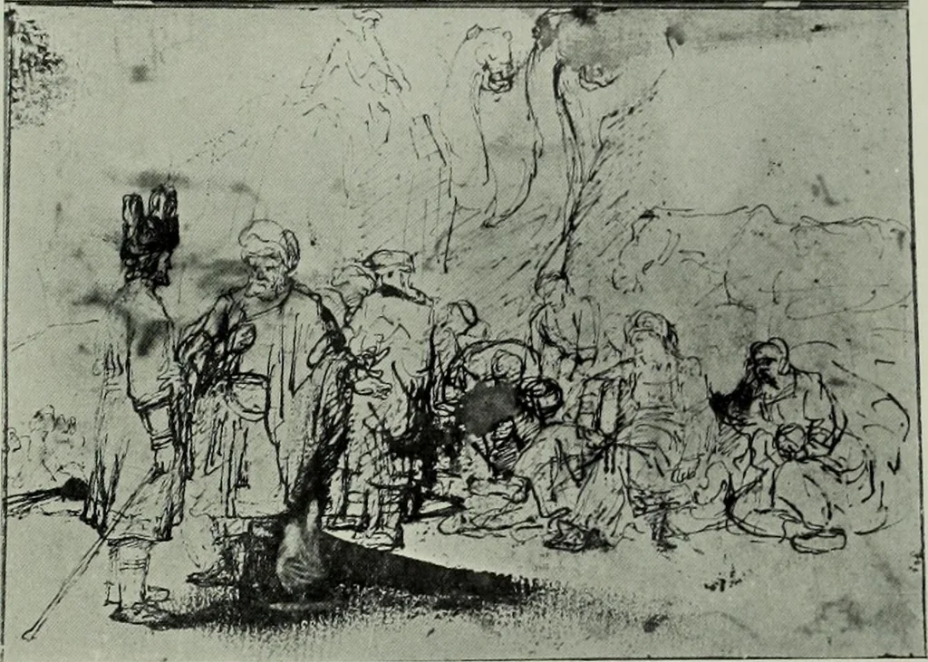An illustration from Catalogue of drawings by Dutch and Flemish artists preserved in the Department of Prints and Drawings in the British Museum, 1915, leaf 242