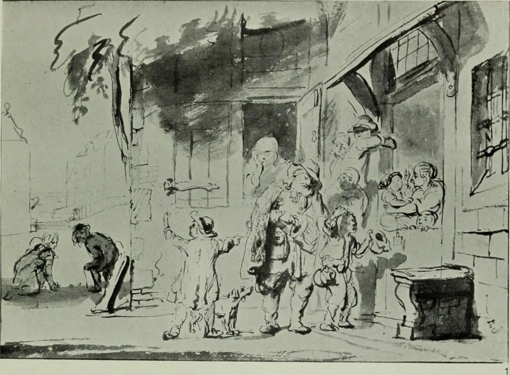 An illustration from Catalogue of drawings by Dutch and Flemish artists preserved in the Department of Prints and Drawings in the British Museum, 1915, leaf 246