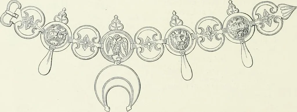 An illustration from Catalogue of early Christian antiquities and objects from the Christian East in the Department of British and mediaeval antiquities and ethnography of the British museum;, 1901, leaf 103