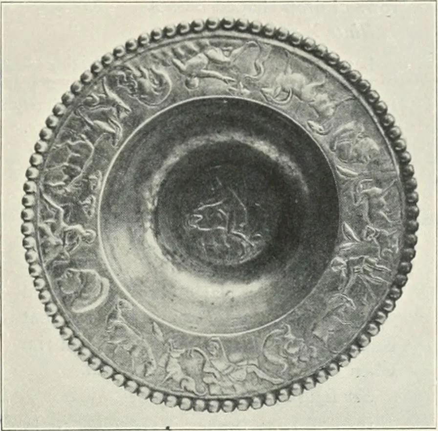 An illustration from Catalogue of early Christian antiquities and objects from the Christian East in the Department of British and mediaeval antiquities and ethnography of the British museum;, 1901, leaf 106