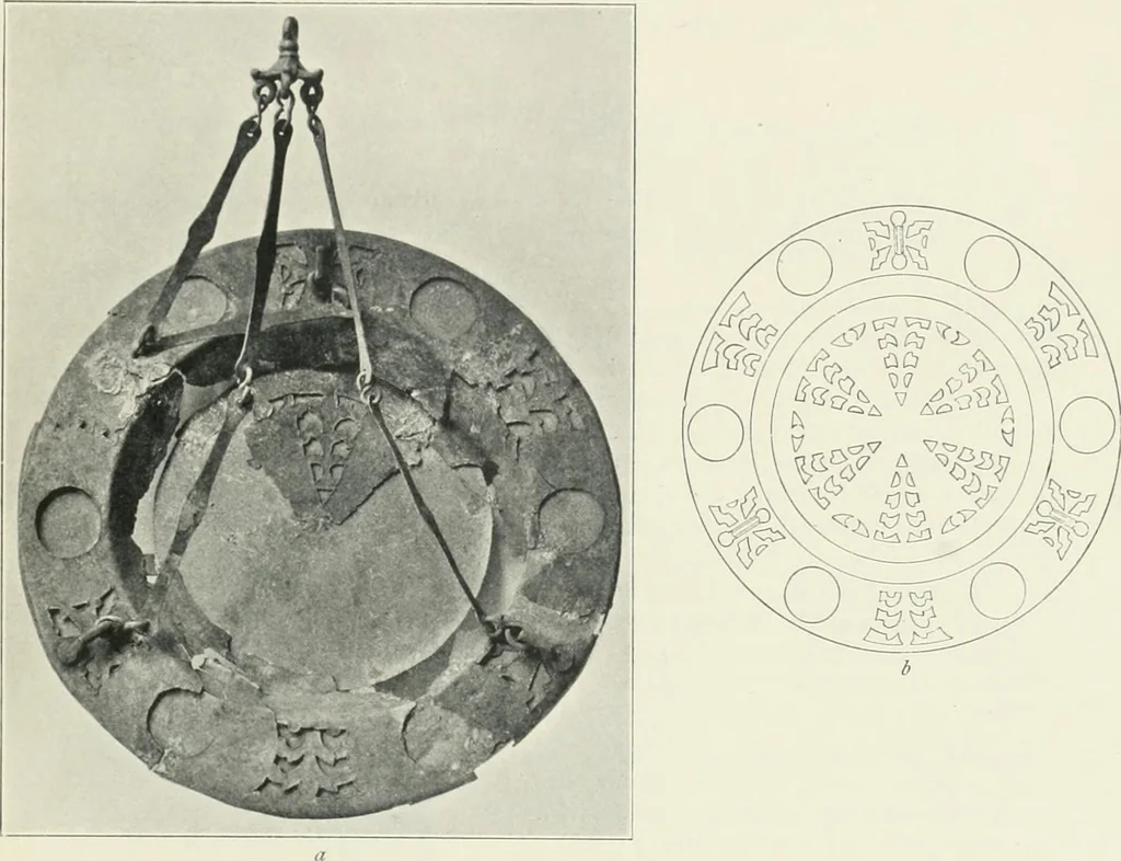 An illustration from Catalogue of early Christian antiquities and objects from the Christian East in the Department of British and mediaeval antiquities and ethnography of the British museum;, 1901, leaf 112