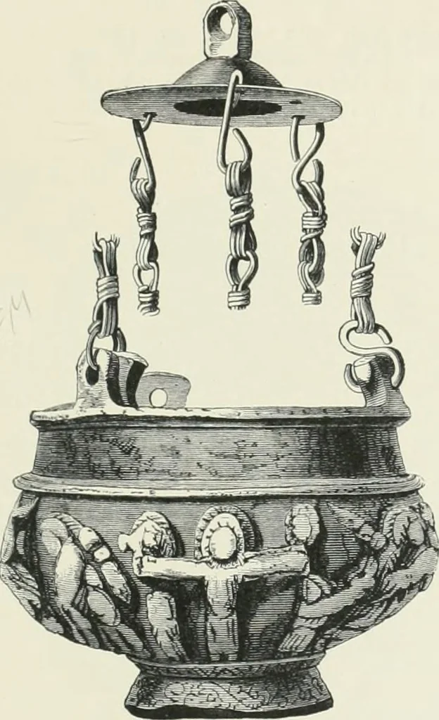 An illustration from Catalogue of early Christian antiquities and objects from the Christian East in the Department of British and mediaeval antiquities and ethnography of the British museum;, 1901, leaf 134