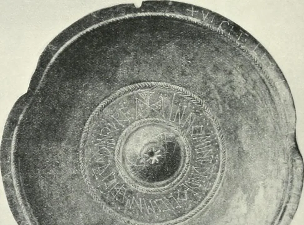 An illustration from Catalogue of early Christian antiquities and objects from the Christian East in the Department of British and mediaeval antiquities and ethnography of the British museum;, 1901, leaf 135