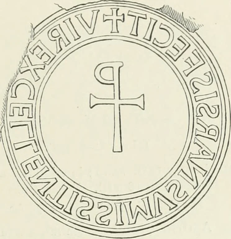 An illustration from Catalogue of early Christian antiquities and objects from the Christian East in the Department of British and mediaeval antiquities and ethnography of the British museum;, 1901, leaf 190