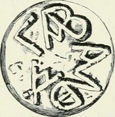 An illustration from Catalogue of early Christian antiquities and objects from the Christian East in the Department of British and mediaeval antiquities and ethnography of the British museum;, 1901, leaf 197