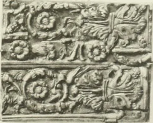 An illustration from Catalogue of early Christian antiquities and objects from the Christian East in the Department of British and mediaeval antiquities and ethnography of the British museum;, 1901, leaf 226