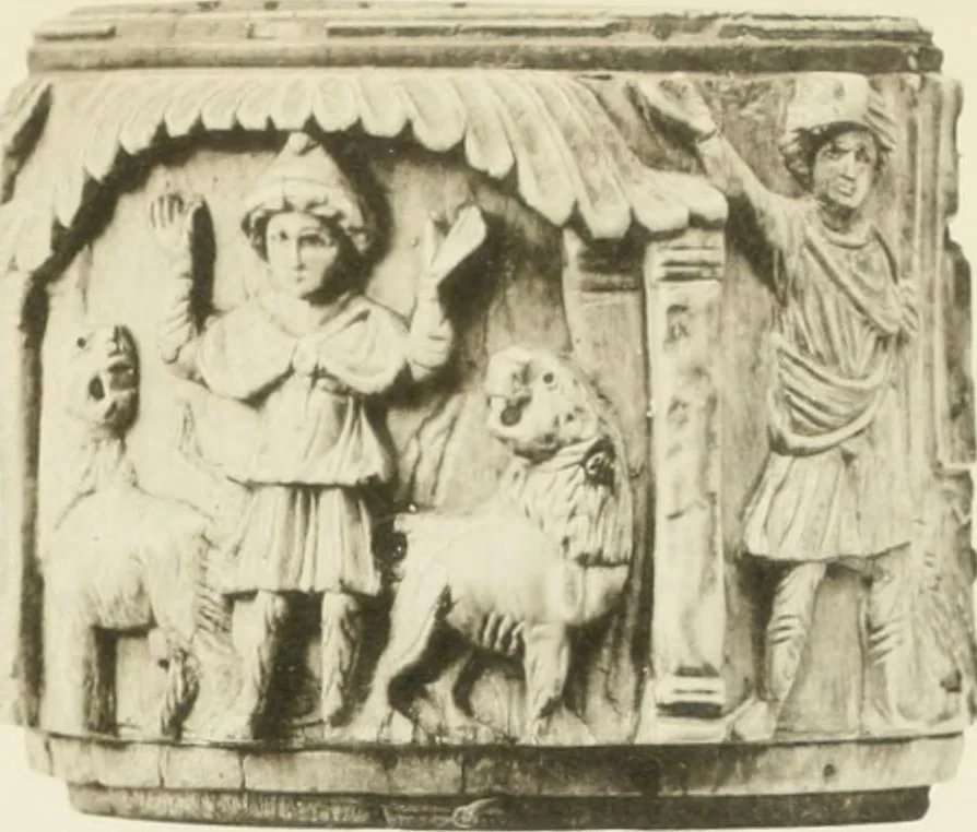 An illustration from Catalogue of early Christian antiquities and objects from the Christian East in the Department of British and mediaeval antiquities and ethnography of the British museum;, 1901, leaf 232