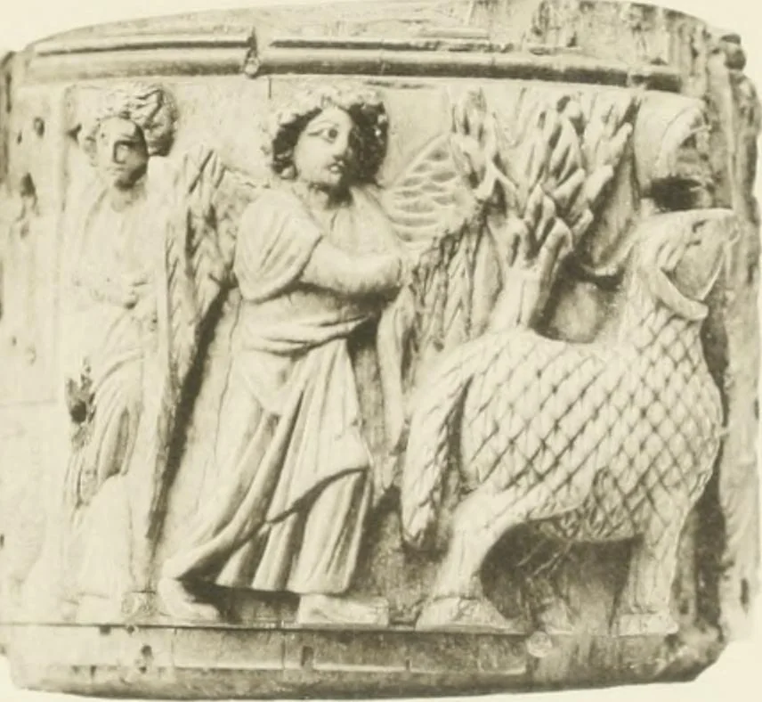 An illustration from Catalogue of early Christian antiquities and objects from the Christian East in the Department of British and mediaeval antiquities and ethnography of the British museum;, 1901, leaf 232