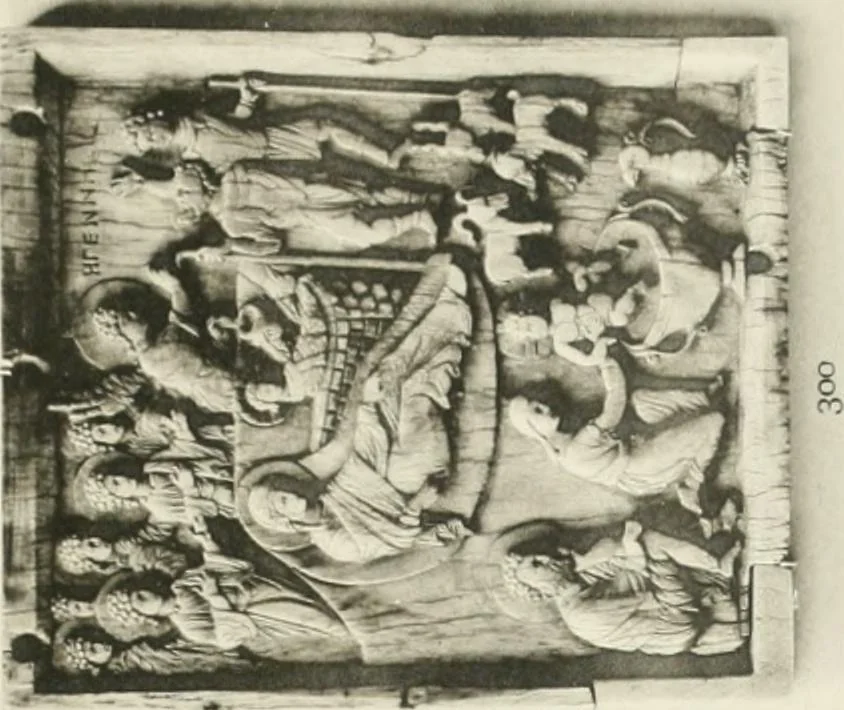 An illustration from Catalogue of early Christian antiquities and objects from the Christian East in the Department of British and mediaeval antiquities and ethnography of the British museum;, 1901, leaf 234