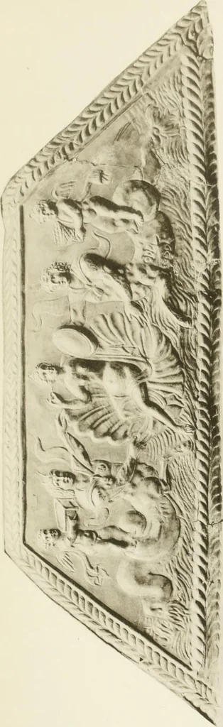 An illustration from Catalogue of early Christian antiquities and objects from the Christian East in the Department of British and mediaeval antiquities and ethnography of the British museum;, 1901, leaf 242