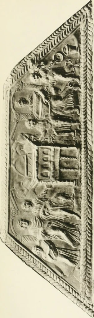 An illustration from Catalogue of early Christian antiquities and objects from the Christian East in the Department of British and mediaeval antiquities and ethnography of the British museum;, 1901, leaf 244