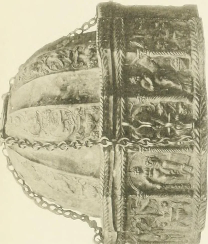 An illustration from Catalogue of early Christian antiquities and objects from the Christian East in the Department of British and mediaeval antiquities and ethnography of the British museum;, 1901, leaf 250