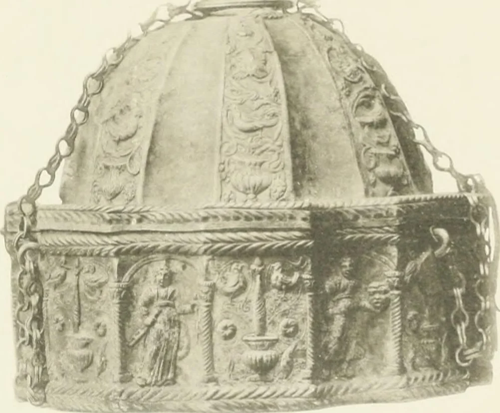 An illustration from Catalogue of early Christian antiquities and objects from the Christian East in the Department of British and mediaeval antiquities and ethnography of the British museum;, 1901, leaf 250