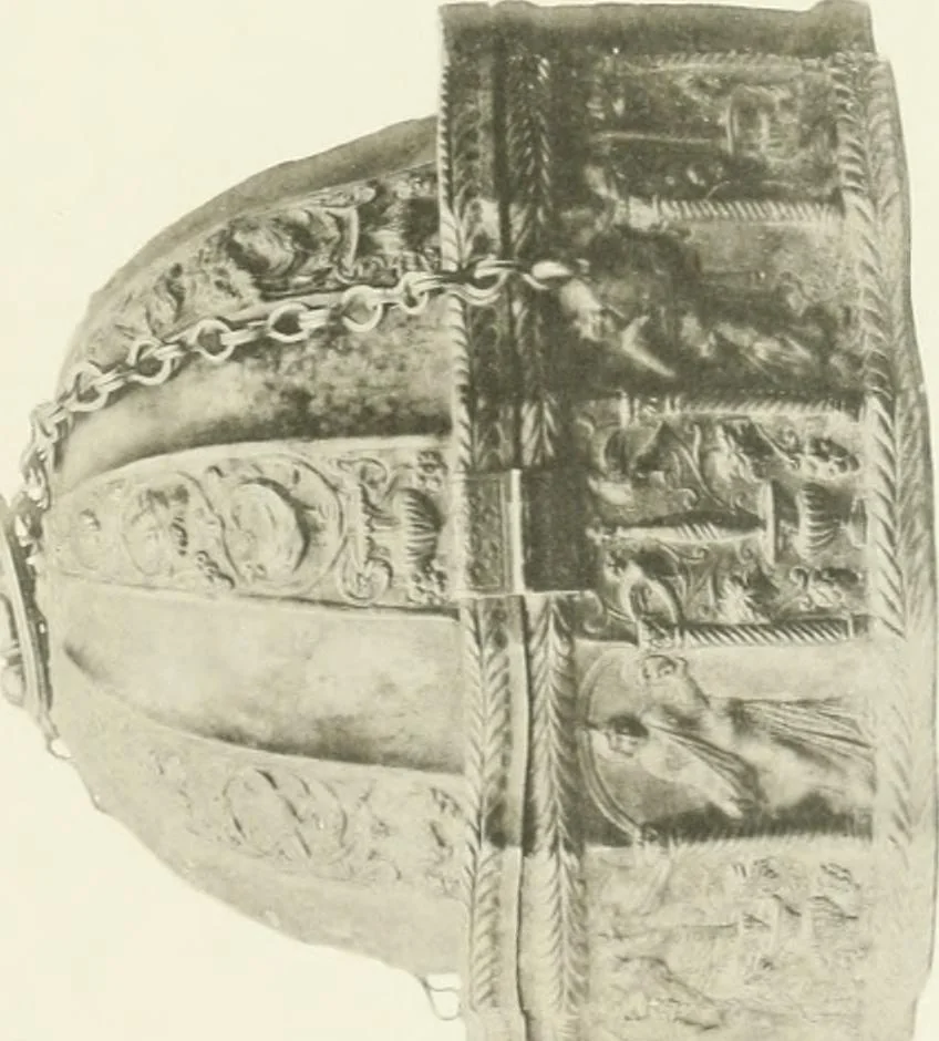 An illustration from Catalogue of early Christian antiquities and objects from the Christian East in the Department of British and mediaeval antiquities and ethnography of the British museum;, 1901, leaf 250