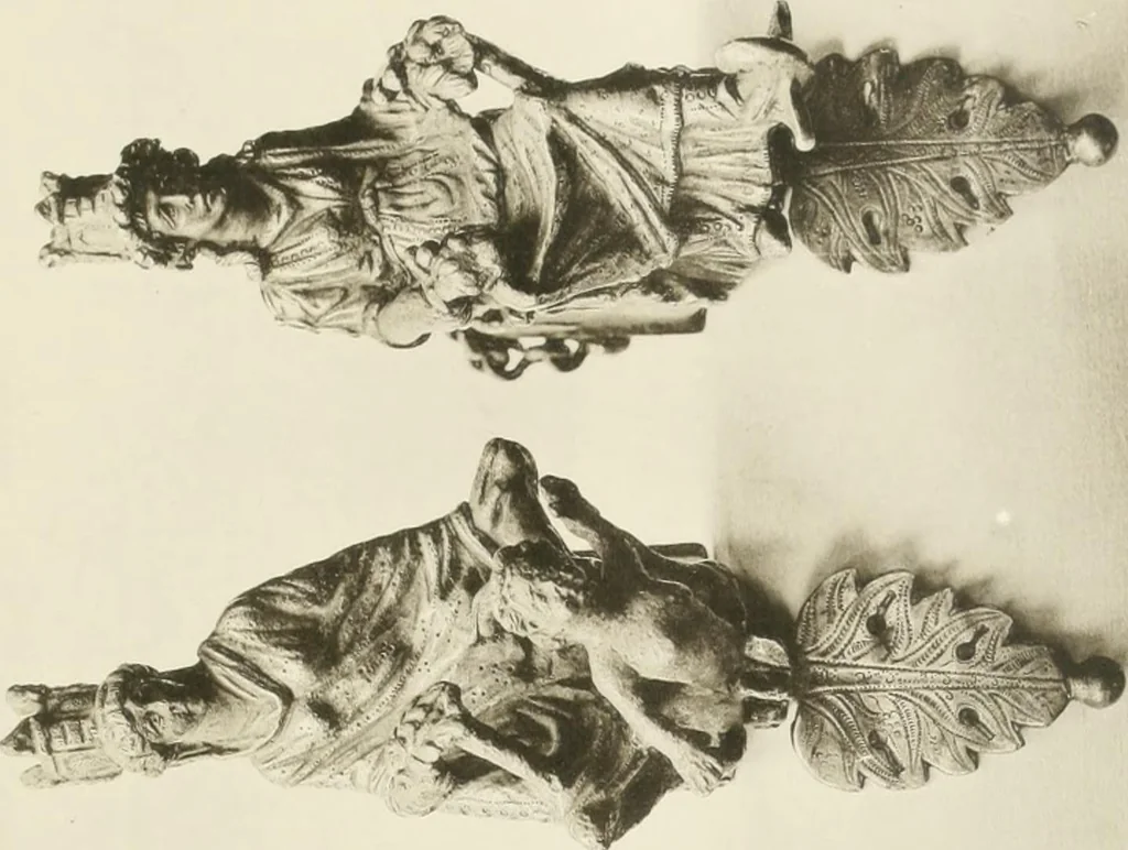 An illustration from Catalogue of early Christian antiquities and objects from the Christian East in the Department of British and mediaeval antiquities and ethnography of the British museum;, 1901, leaf 252