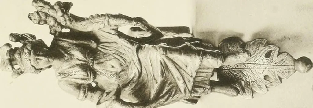 An illustration from Catalogue of early Christian antiquities and objects from the Christian East in the Department of British and mediaeval antiquities and ethnography of the British museum;, 1901, leaf 252