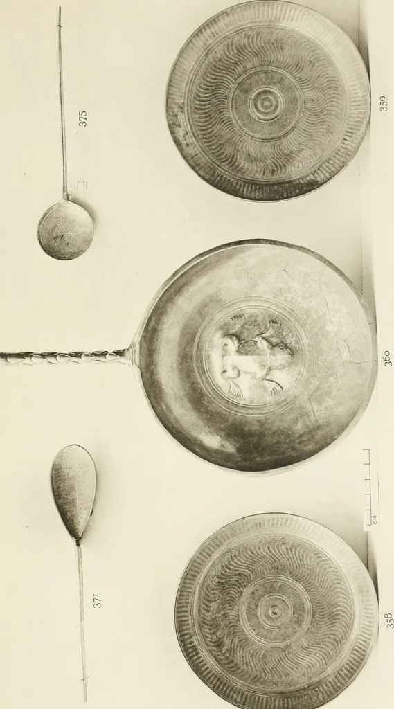 An illustration from Catalogue of early Christian antiquities and objects from the Christian East in the Department of British and mediaeval antiquities and ethnography of the British museum;, 1901, leaf 254