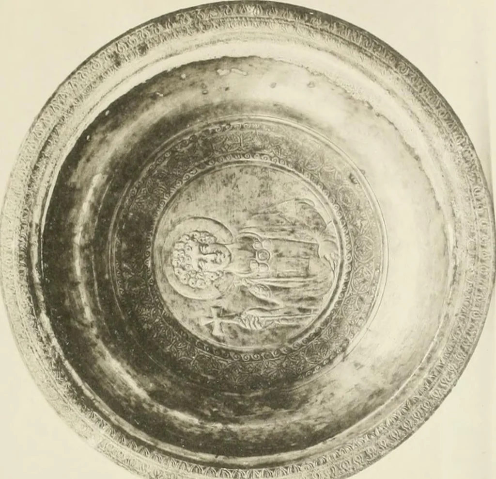 An illustration from Catalogue of early Christian antiquities and objects from the Christian East in the Department of British and mediaeval antiquities and ethnography of the British museum;, 1901, leaf 260