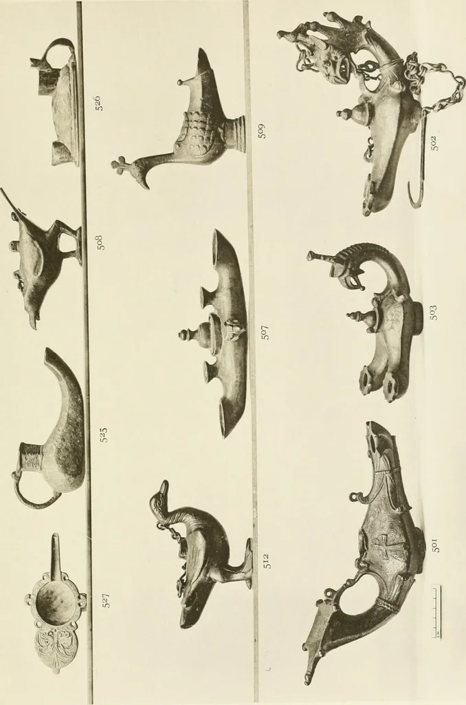 An illustration from Catalogue of early Christian antiquities and objects from the Christian East in the Department of British and mediaeval antiquities and ethnography of the British museum;, 1901, leaf 266