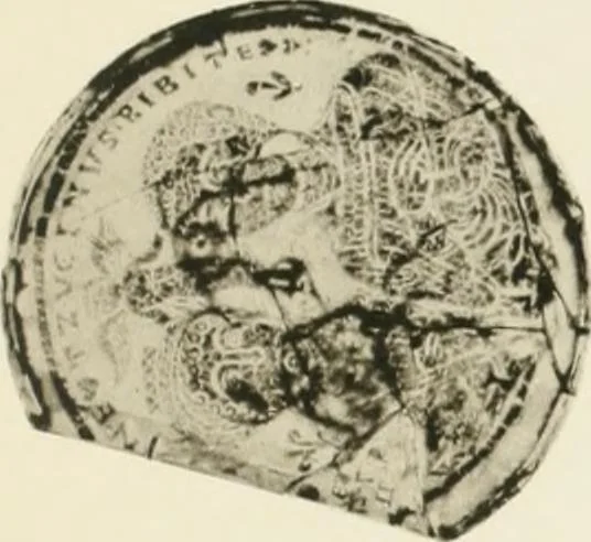 An illustration from Catalogue of early Christian antiquities and objects from the Christian East in the Department of British and mediaeval antiquities and ethnography of the British museum;, 1901, leaf 268