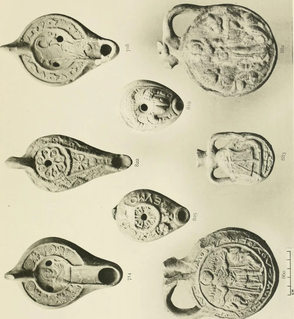 An illustration from Catalogue of early Christian antiquities and objects from the Christian East in the Department of British and mediaeval antiquities and ethnography of the British museum;, 1901, leaf 276