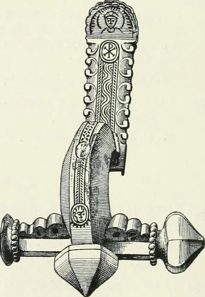 An illustration from Catalogue of early Christian antiquities and objects from the Christian East in the Department of British and mediaeval antiquities and ethnography of the British museum;, 1901, leaf 67