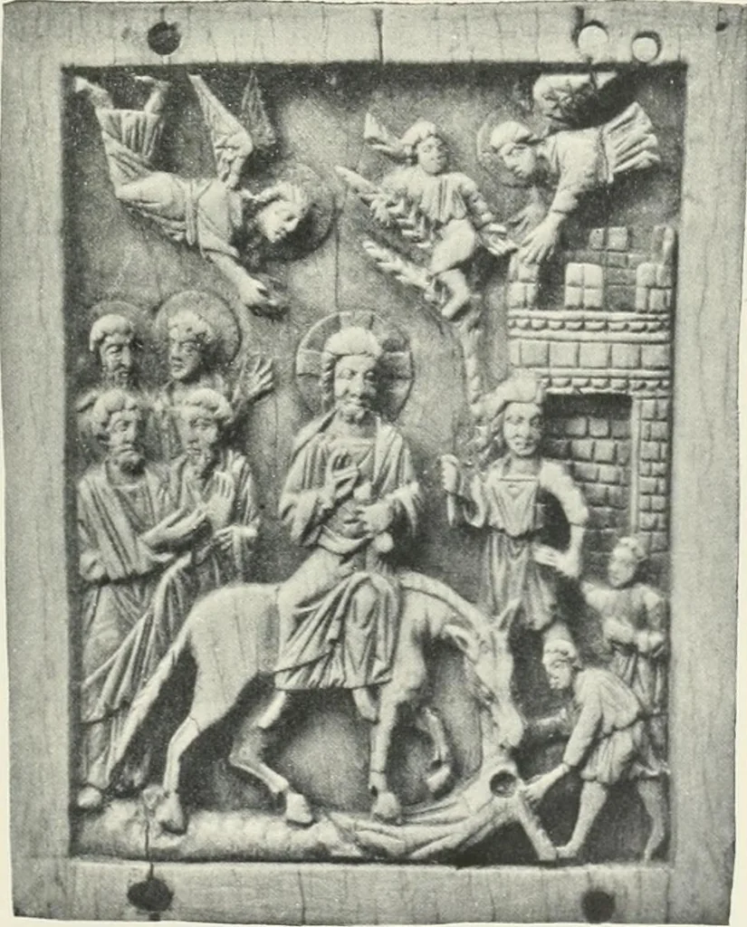 An illustration from Catalogue of early Christian antiquities and objects from the Christian East in the Department of British and mediaeval antiquities and ethnography of the British museum;, 1901, leaf 86