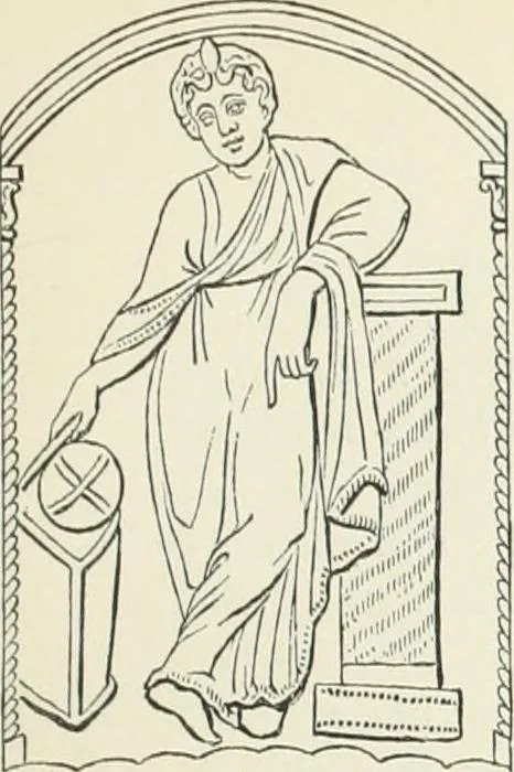 An illustration from Catalogue of early Christian antiquities and objects from the Christian East in the Department of British and mediaeval antiquities and ethnography of the British museum;, 1901, leaf 92