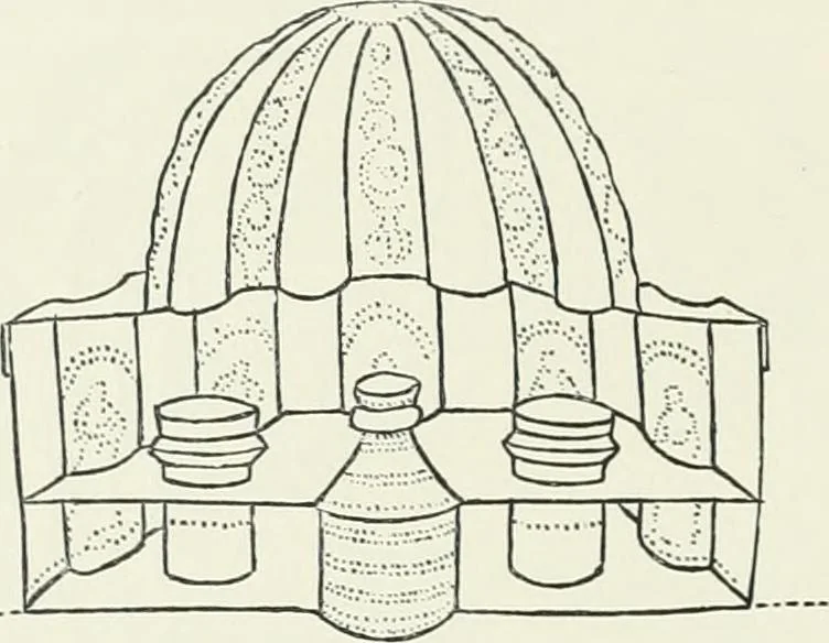 An illustration from Catalogue of early Christian antiquities and objects from the Christian East in the Department of British and mediaeval antiquities and ethnography of the British museum;, 1901, leaf 93