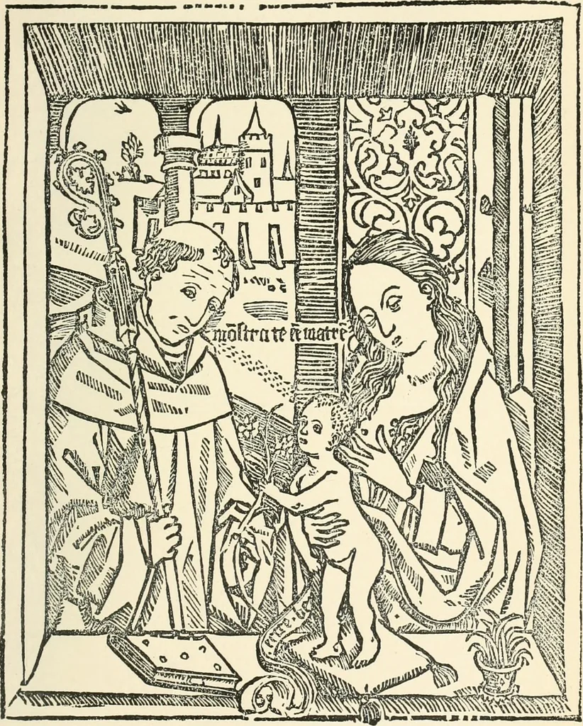 An illustration from Catalogue of early German and Flemish woodcuts preserved in the Department of Prints and Drawings in the British Museum, 1903, leaf 268