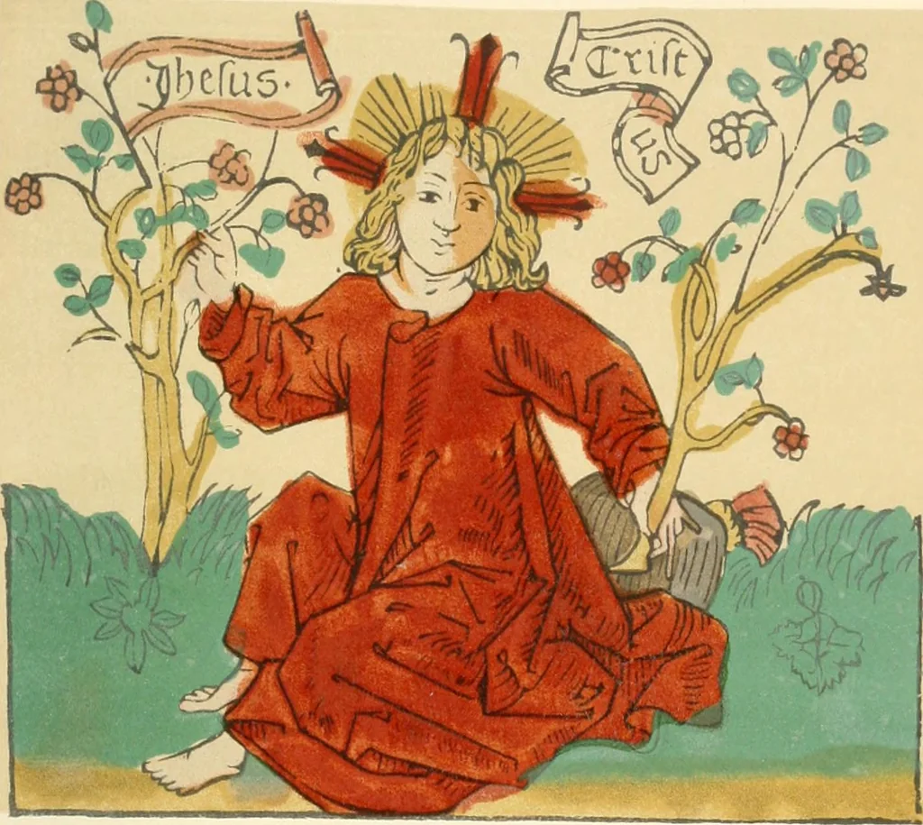 An illustration from Catalogue of early German and Flemish woodcuts preserved in the Department of Prints and Drawings in the British Museum, 1903, leaf 80