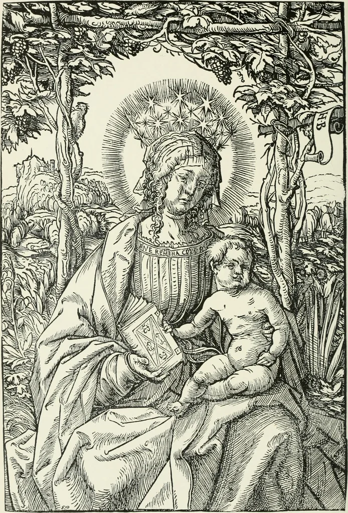 An illustration from Catalogue of early German and Flemish woodcuts preserved in the Department of Prints and Drawings in the British Museum, 1903, leaf 107