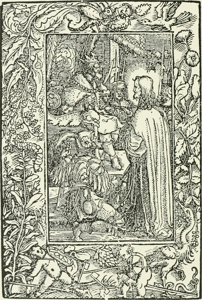 An illustration from Catalogue of early German and Flemish woodcuts preserved in the Department of Prints and Drawings in the British Museum, 1903, leaf 193