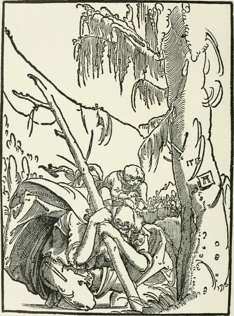 An illustration from Catalogue of early German and Flemish woodcuts preserved in the Department of Prints and Drawings in the British Museum, 1903, leaf 297
