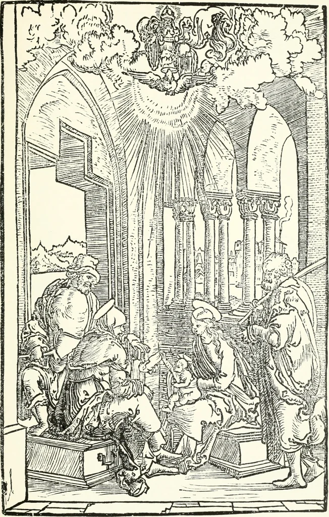 An illustration from Catalogue of early German and Flemish woodcuts preserved in the Department of Prints and Drawings in the British Museum, 1903, leaf 330