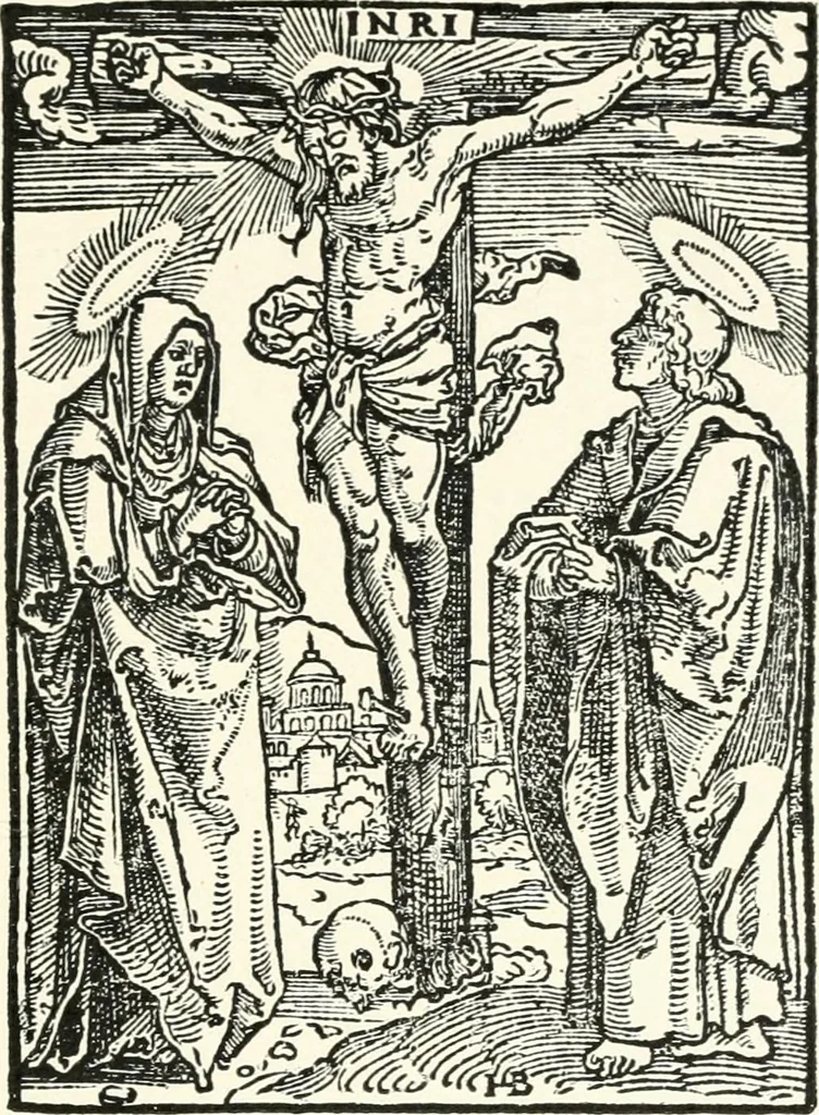 An illustration from Catalogue of early German and Flemish woodcuts preserved in the Department of Prints and Drawings in the British Museum, 1903, leaf 486