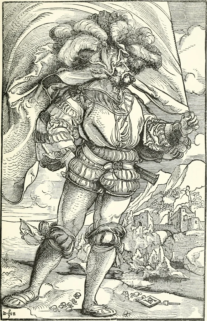 An illustration from Catalogue of early German and Flemish woodcuts preserved in the Department of Prints and Drawings in the British Museum, 1903, leaf 52